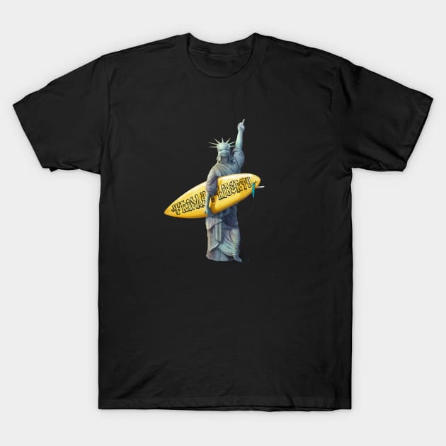 Statue of Liberty T-Shirt by Jeeza